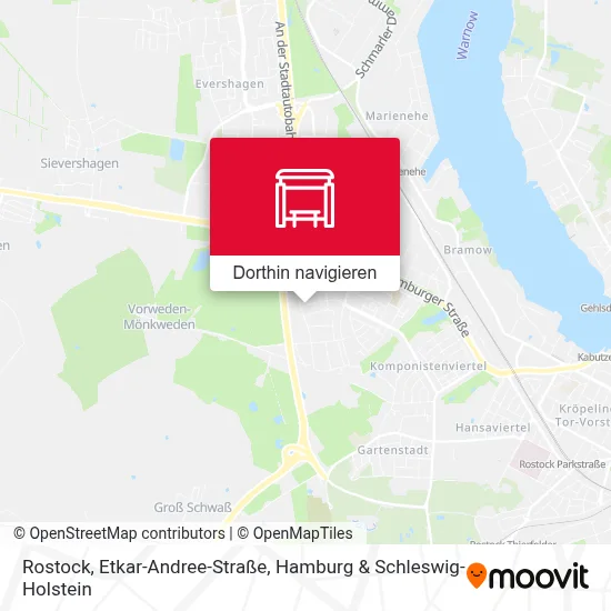 Rostock, Etkar-Andree-Straße Karte