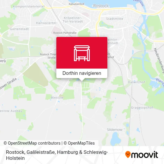 Rostock, Galileistraße Karte