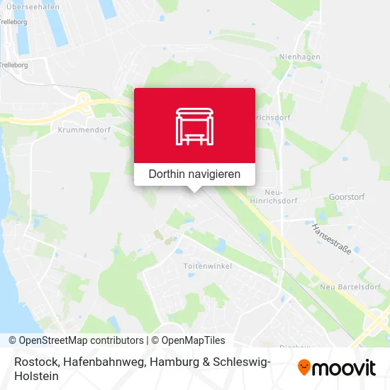 Rostock, Hafenbahnweg Karte