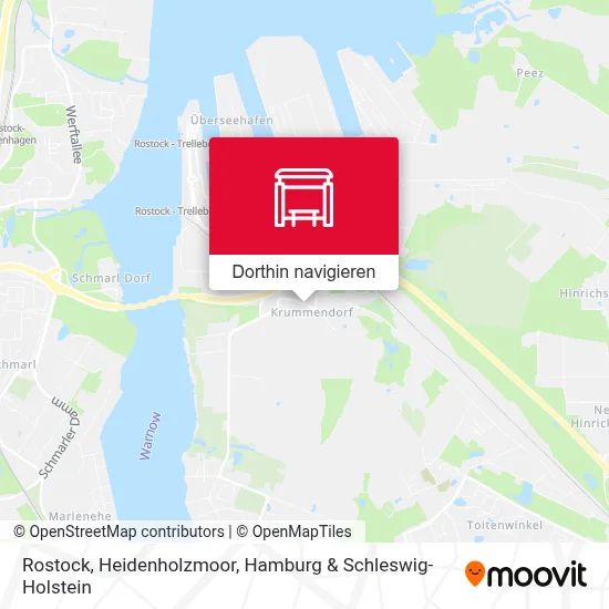 Rostock, Heidenholzmoor Karte