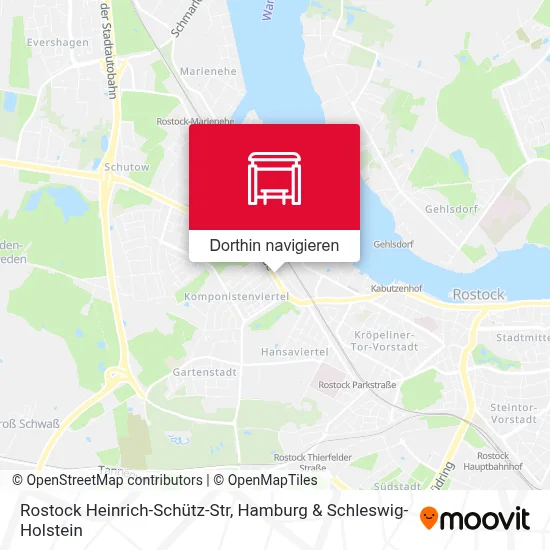 Rostock Heinrich-Schütz-Str Karte