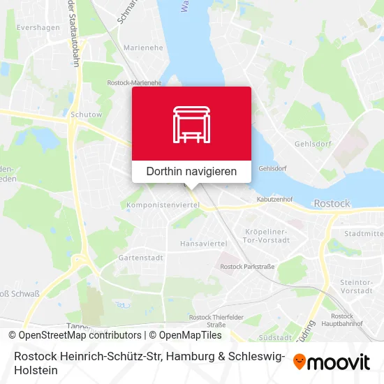 Rostock Heinrich-Schütz-Str Karte