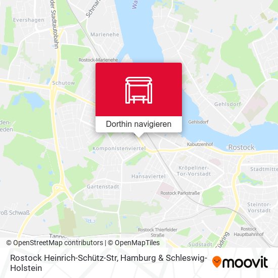 Rostock Heinrich-Schütz-Str Karte