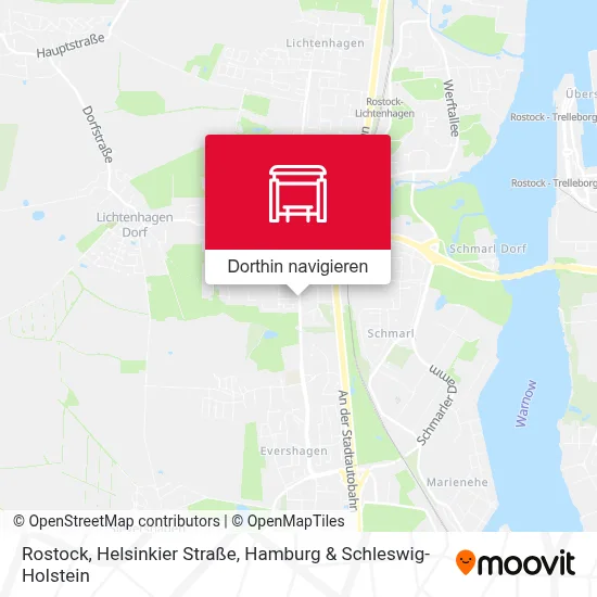 Rostock, Helsinkier Straße Karte
