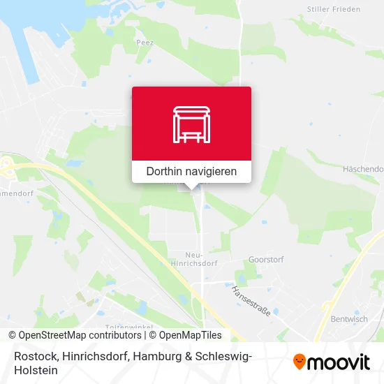 Rostock, Hinrichsdorf Karte