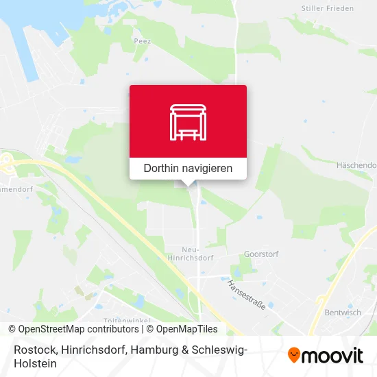 Rostock, Hinrichsdorf Karte