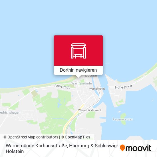 Warnemünde Kurhausstraße Karte