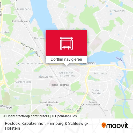 Rostock, Kabutzenhof Karte