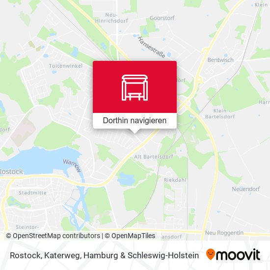 Rostock, Katerweg Karte