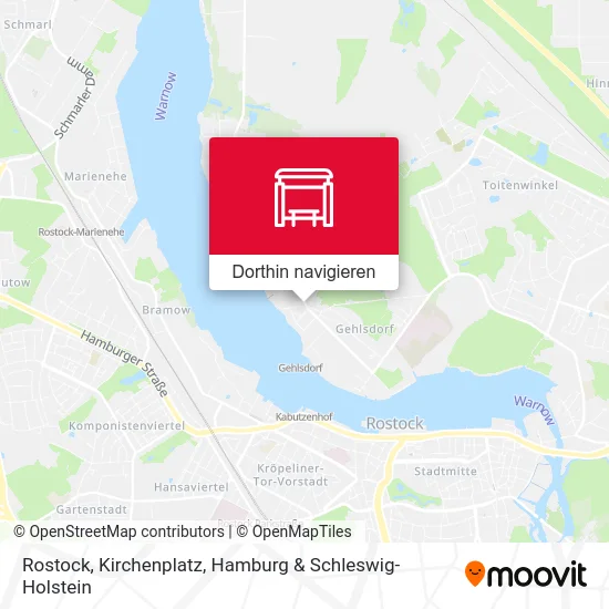 Rostock, Kirchenplatz Karte