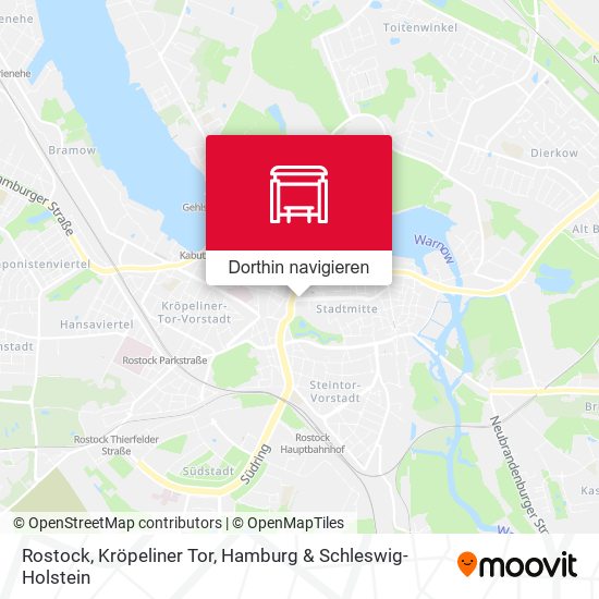 Rostock, Kröpeliner Tor Karte