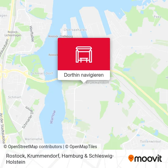 Rostock, Krummendorf Karte