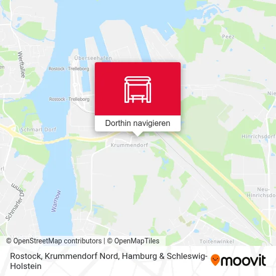 Rostock, Krummendorf Nord Karte