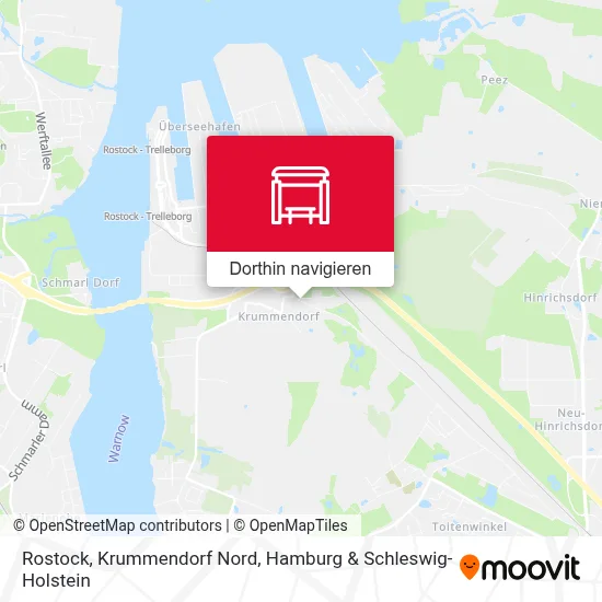 Rostock, Krummendorf Nord Karte