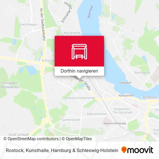 Rostock, Kunsthalle Karte