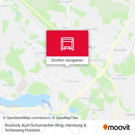 Rostock, Kurt-Schumacher-Ring Karte