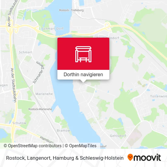 Rostock, Langenort Karte