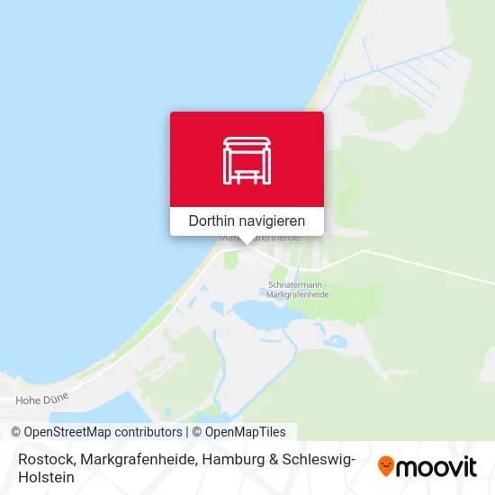 Rostock, Markgrafenheide Karte