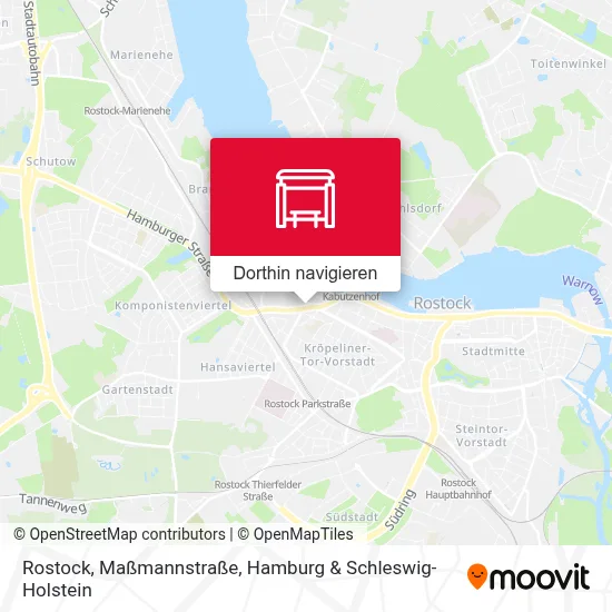 Rostock, Maßmannstraße Karte