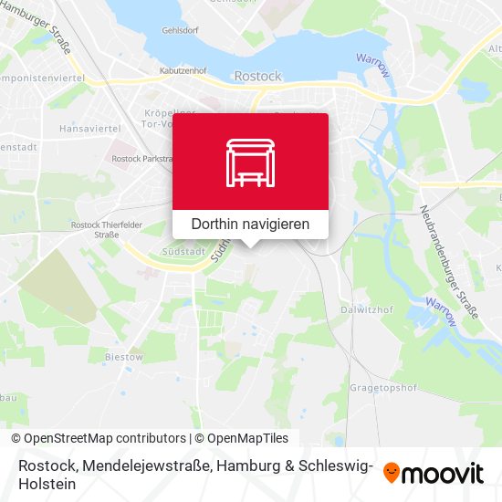 Rostock, Mendelejewstraße Karte