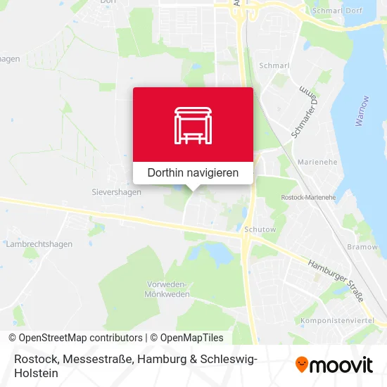 Rostock, Messestraße Karte