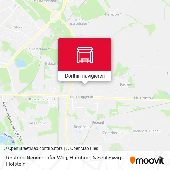 Rostock Neuendorfer Weg Karte