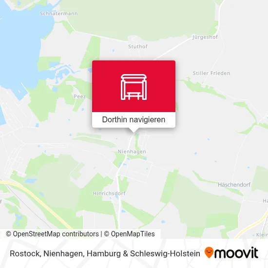 Rostock, Nienhagen Karte