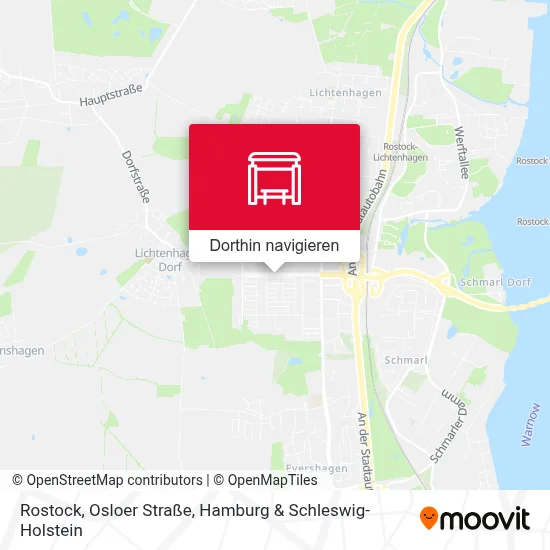 Rostock, Osloer Straße Karte