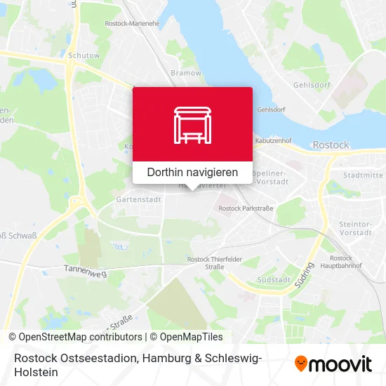 Rostock Ostseestadion Karte