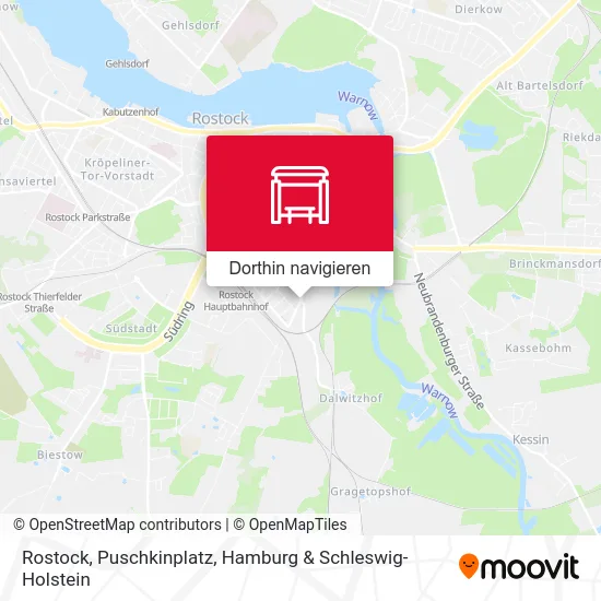 Rostock, Puschkinplatz Karte