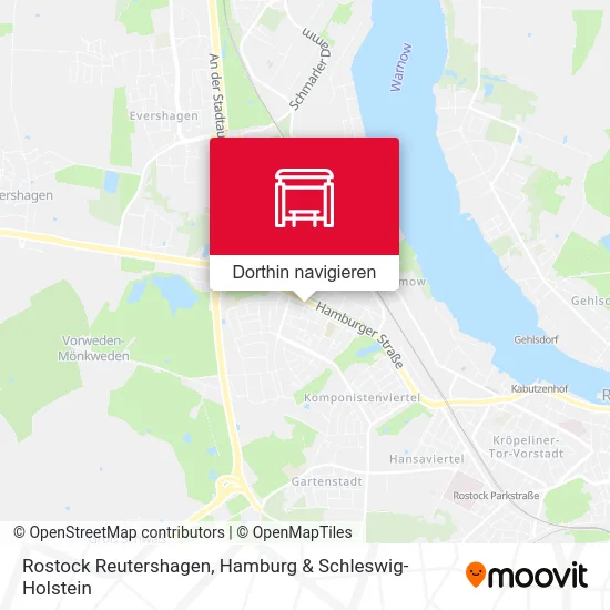 Rostock Reutershagen Karte