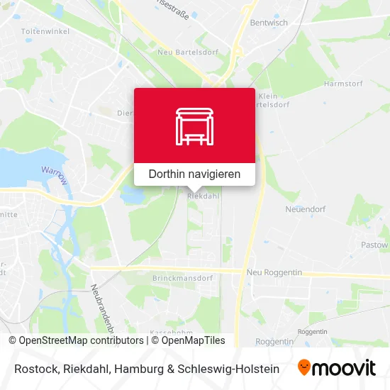 Rostock, Riekdahl Karte