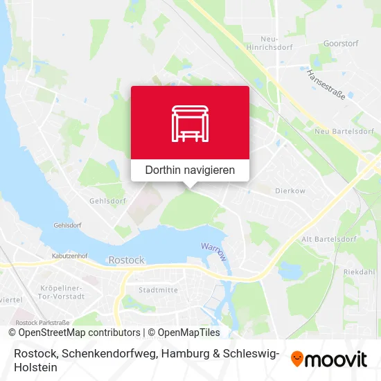 Rostock, Schenkendorfweg Karte