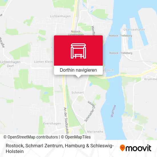 Rostock, Schmarl Zentrum Karte