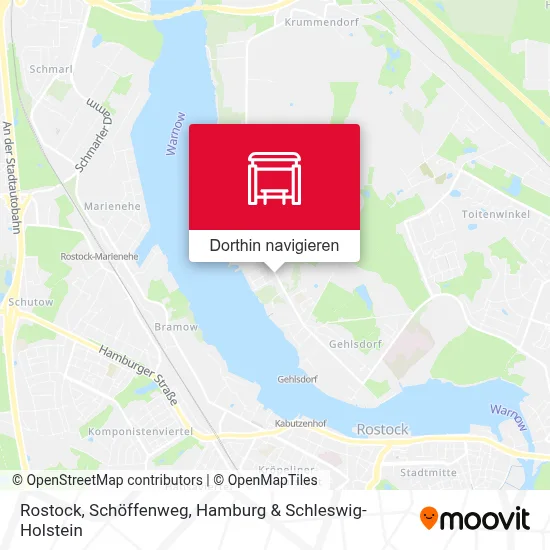 Rostock, Schöffenweg Karte