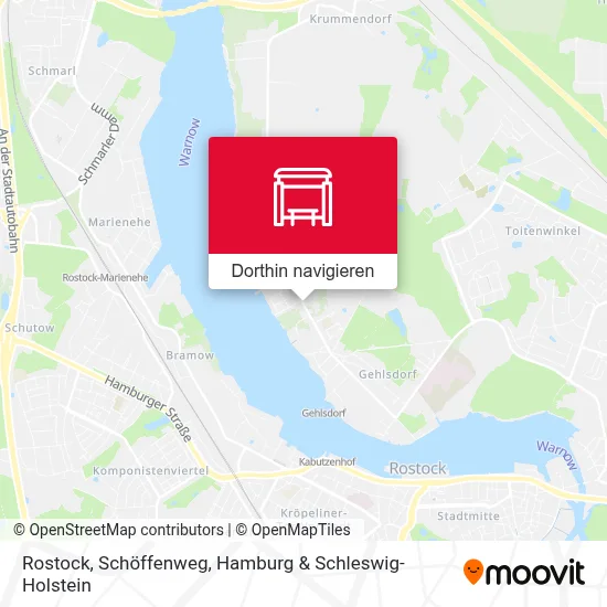 Rostock, Schöffenweg Karte