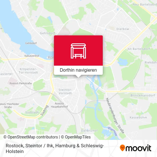 Rostock, Steintor / Ihk Karte