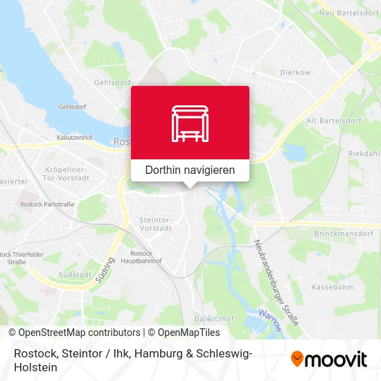 Rostock, Steintor / Ihk Karte