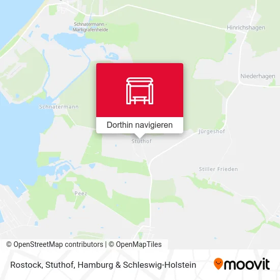 Rostock, Stuthof Karte