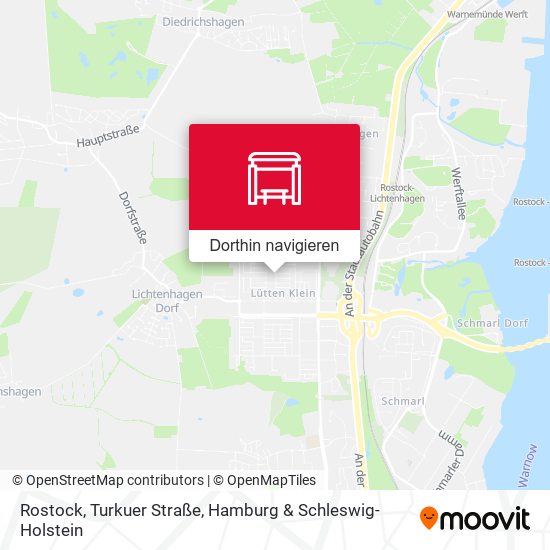 Rostock, Turkuer Straße Karte