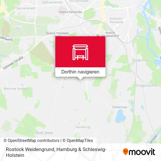 Rostock Weidengrund Karte