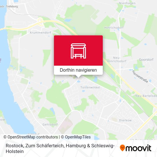 Rostock, Zum Schäferteich Karte