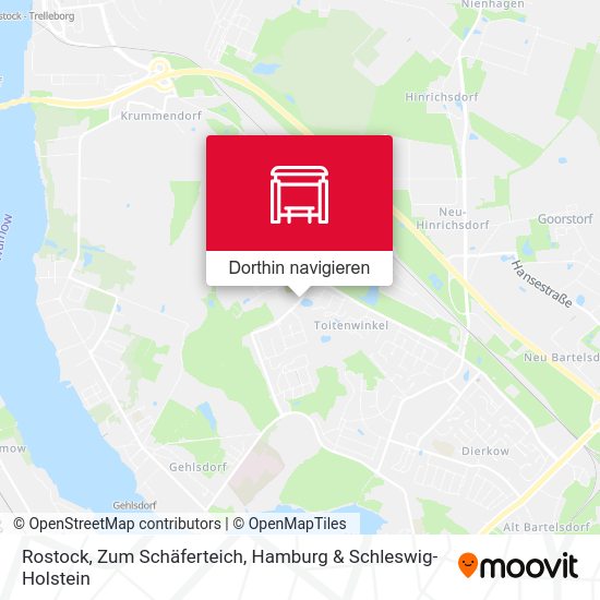 Rostock, Zum Schäferteich Karte