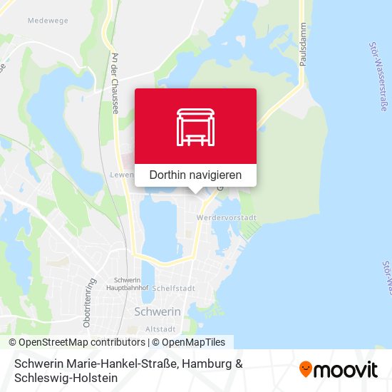 Schwerin Marie-Hankel-Straße Karte