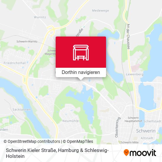 Schwerin Kieler Straße Karte