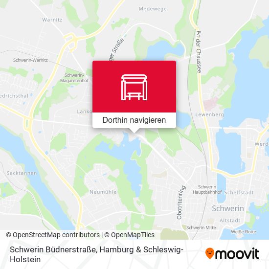 Schwerin Büdnerstraße Karte