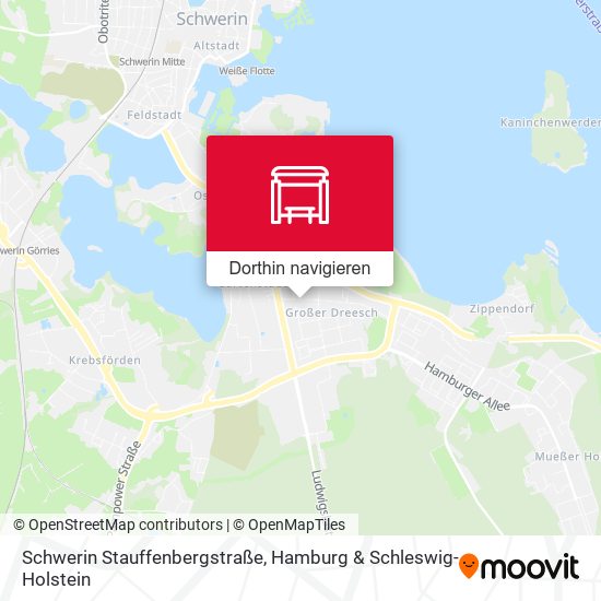 Schwerin Stauffenbergstraße Karte