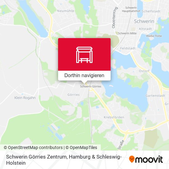 Schwerin Görries Zentrum Karte
