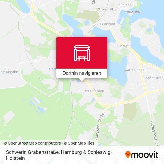 Schwerin Grabenstraße Karte