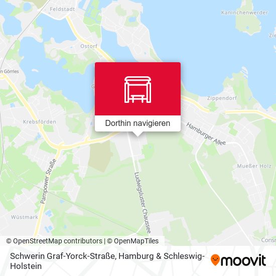 Schwerin Graf-Yorck-Straße Karte